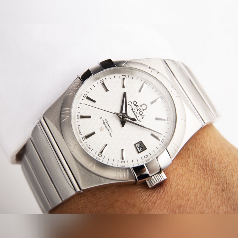 Omega Constellation Double Eagle Men's Replica Watch with Citizen 8215 Movement-5