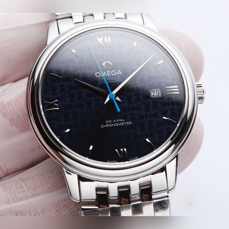 Omega De Ville Co-Axial Obis Bear Scratch-Resistant Sapphire Crystal-3