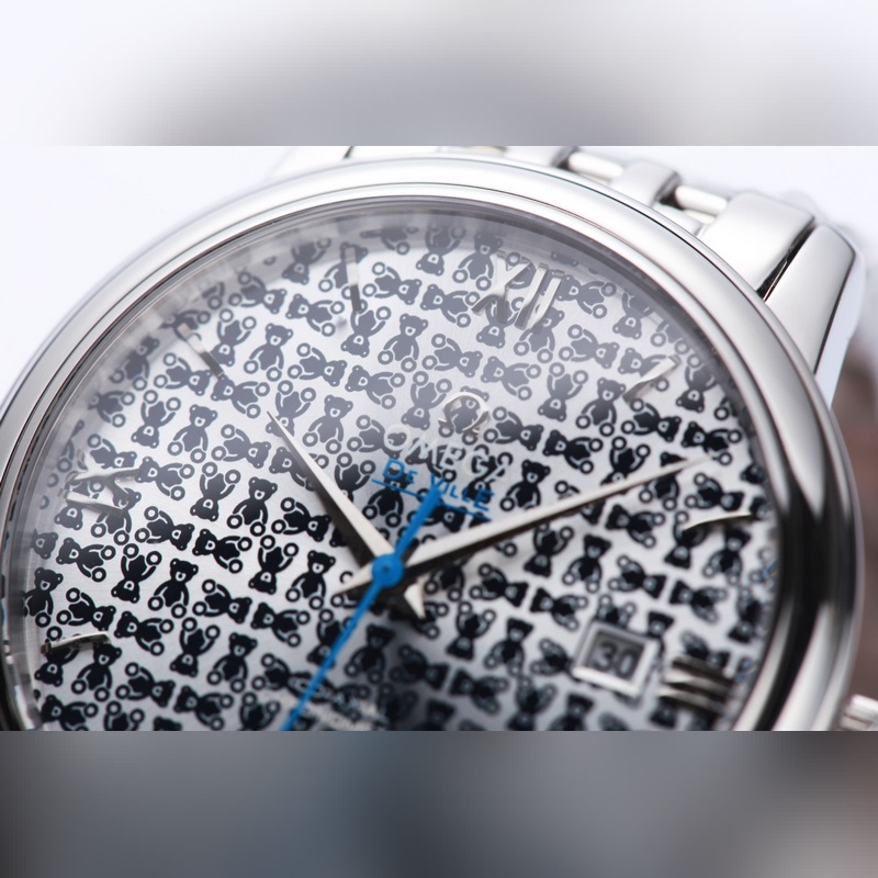 Omega De Ville Series V-Factory Obis Bear Sapphire Crystal Durable Design-2
