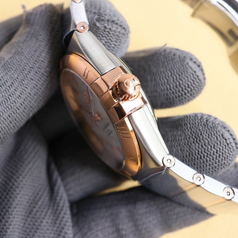 Omega Constellation 38mm Fourth Generation Black Dial Men's Replica Watch-8