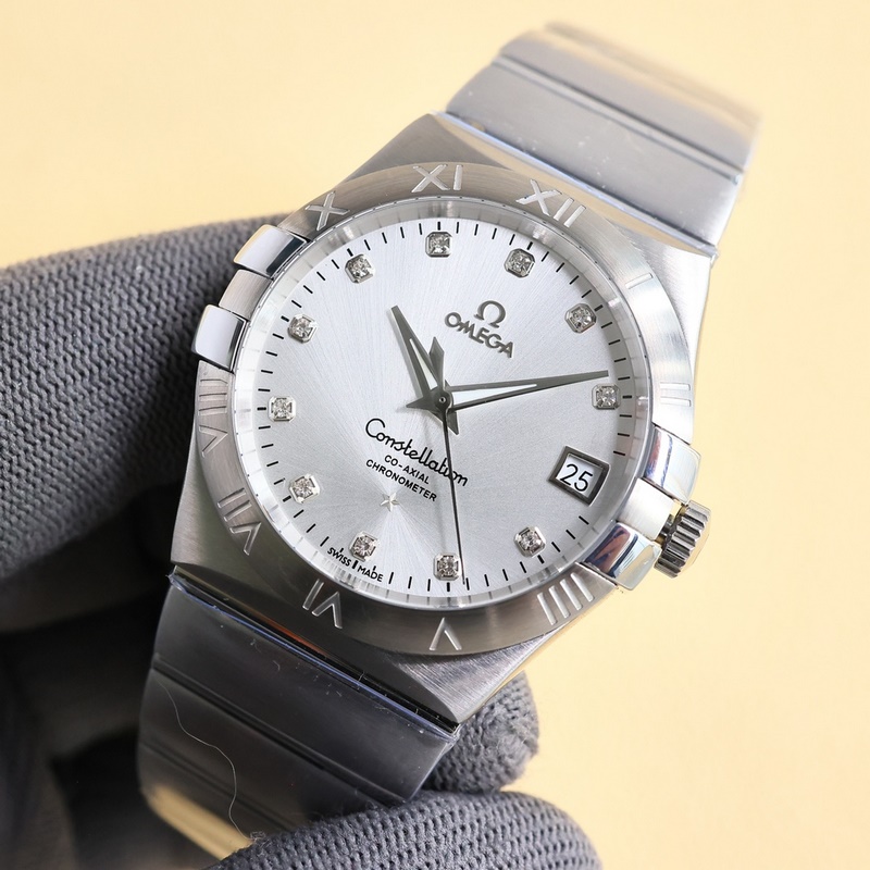 Omega Constellation 38mm Black Windmill Dial Men's Replica Watch-3