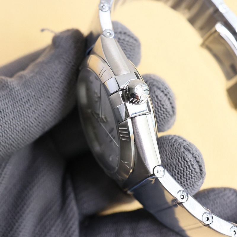 Omega Constellation 38mm Black Windmill Dial Men's Replica Watch-6