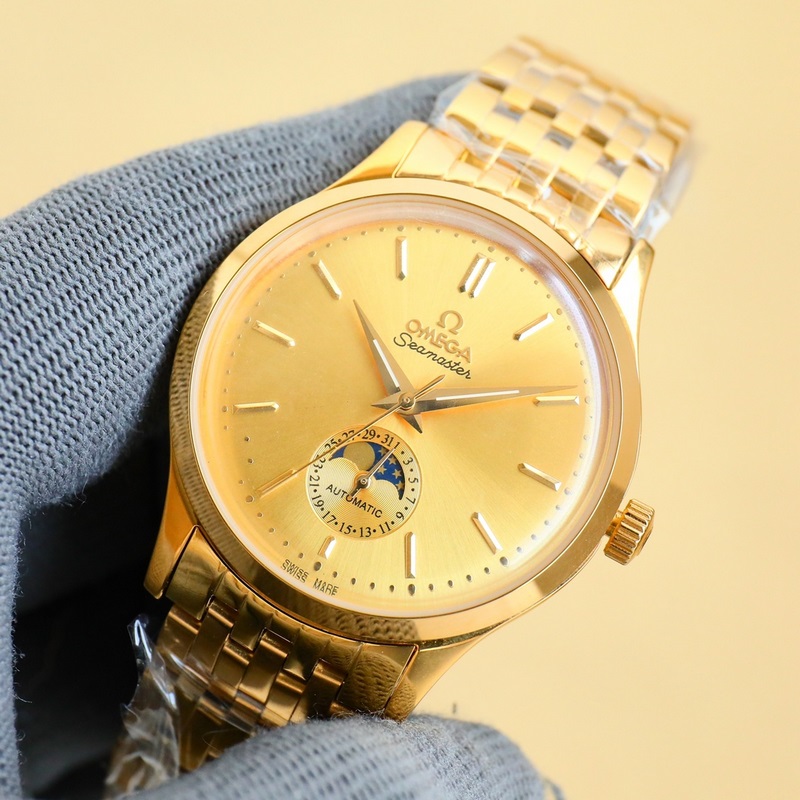 Omega Seamaster Aqua Terra Strap with Switch High-Quality Ear Covers-4