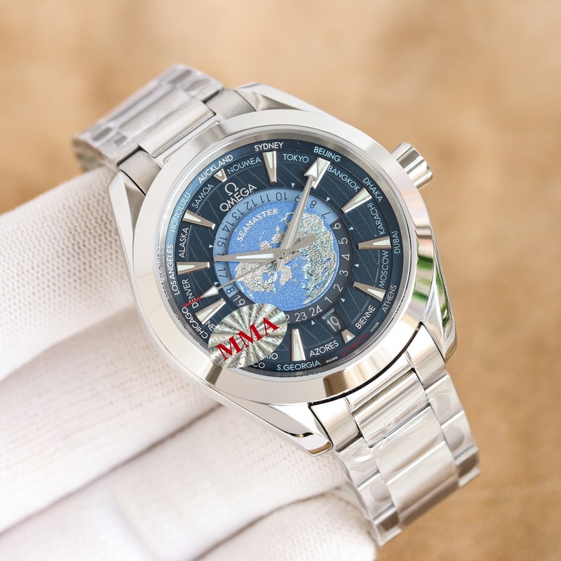 Omega Seamaster Worldtimer 220.92.43.22 50mm Black Ceramic Luxury Quality-2