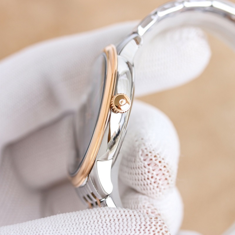 OM+Factory Omega De Ville 40mm Master Chronometer Replica Watch with Belt-6