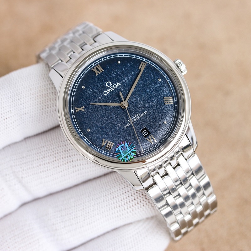 OM+Factory Omega De Ville 40mm Master Chronometer Replica Watch with Free Strap Premium Quality-2