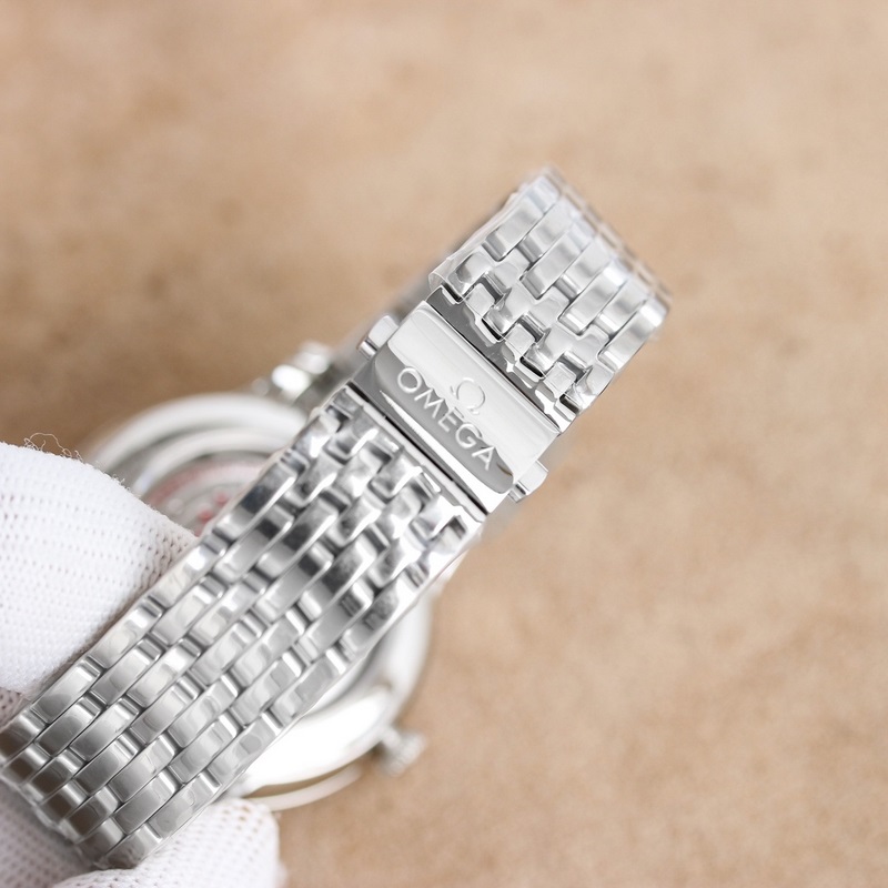 OM+Factory Omega De Ville 40mm Master Chronometer Replica Watch with Free Strap Premium Quality-6