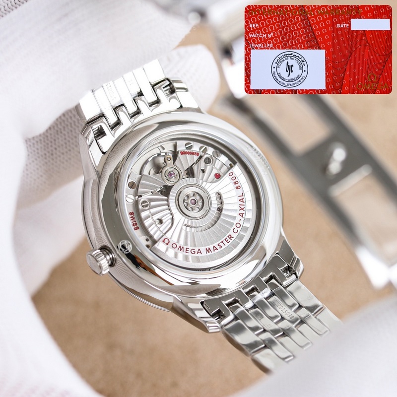 OM+Factory Omega De Ville 40mm Master Chronometer Replica Watch with Free Strap Premium Quality-7