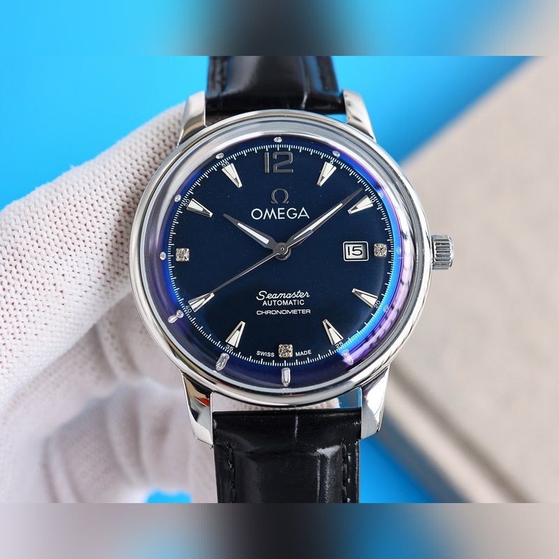 Omega Seamaster Ultra-Thin Men's Automatic Replica Watch 901 Movement 6-Month Craftsmanship-3