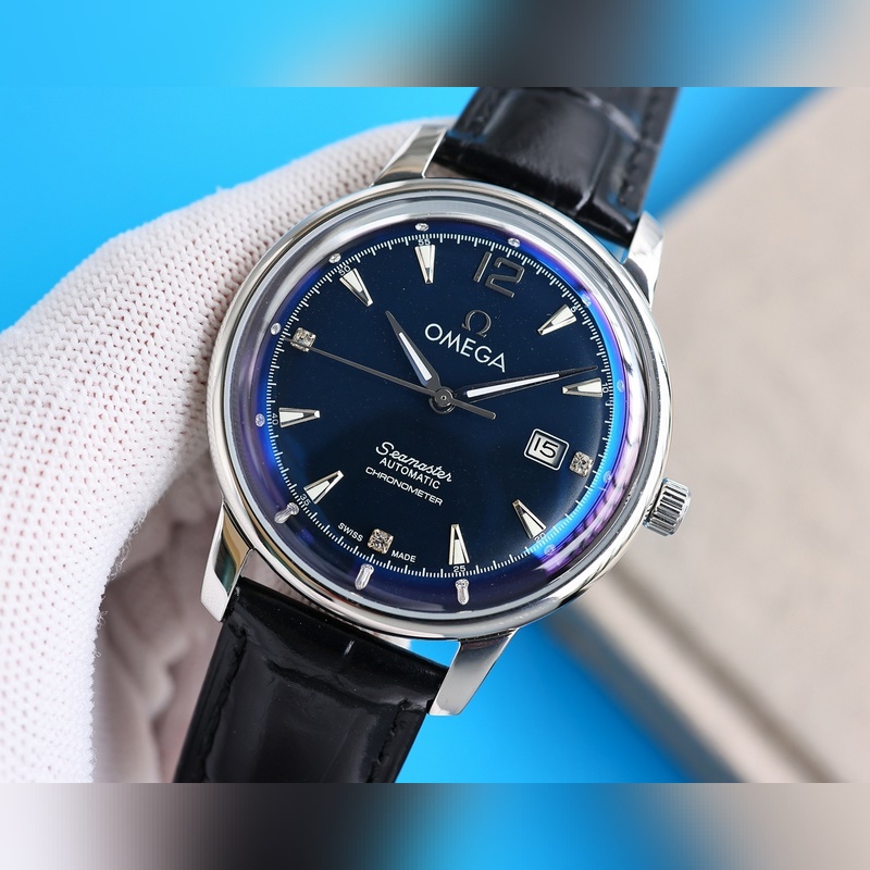 Omega Seamaster Ultra-Thin Men's Automatic Replica Watch 901 Movement 6-Month Craftsmanship-4