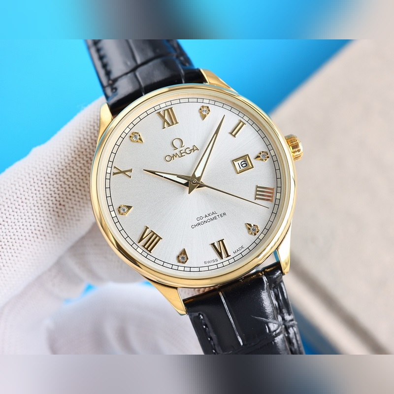 Omega De Ville Butterfly Series Premium Automatic Replica Watch Elegant Slim Design-4