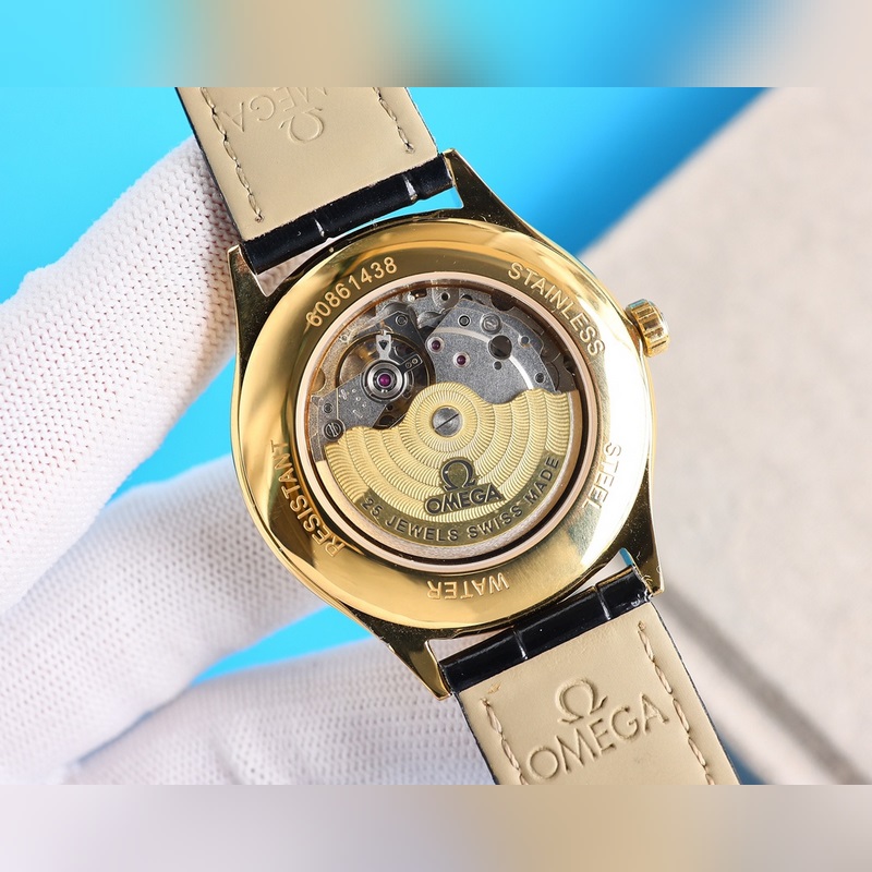 Omega De Ville Butterfly Series Premium Automatic Replica Watch Elegant Slim Design-8