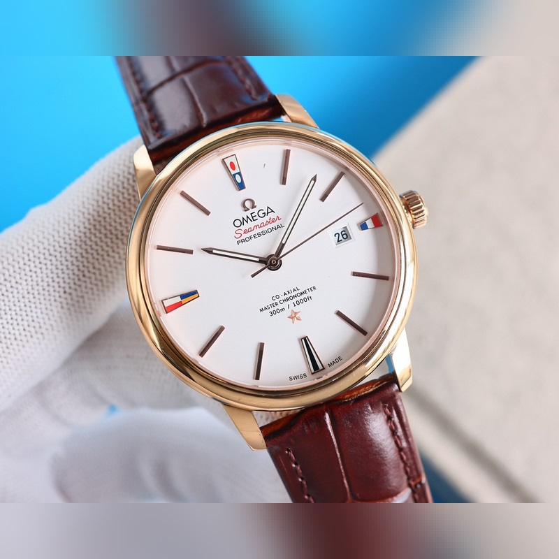 Omega De Ville Prestige Automatic Replica Watch Elegant Slim High-End Version-4