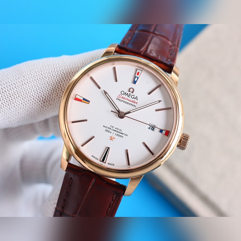 Omega De Ville Prestige Automatic Replica Watch Elegant Slim High-End Version-5