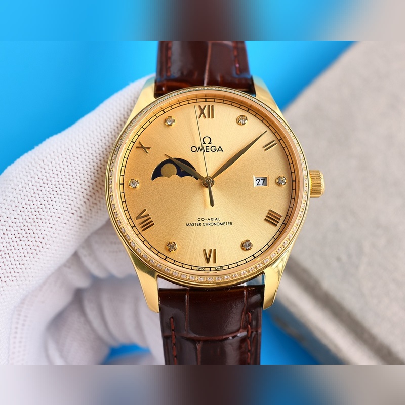 Omega De Ville Slim Automatic Men's Replica Watch Imported Original 6-Month Development-2