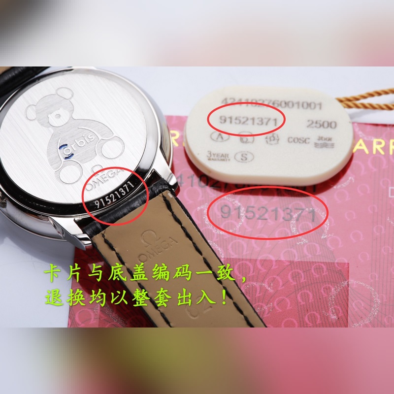 Omega De Ville De Vi Waterproof to 120m Quality Tested-8