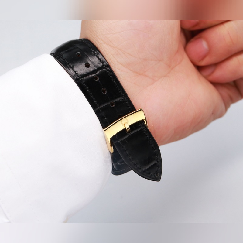 Omega De Ville Couple Replica Watch Original Sunburst Dial Authentic Quality-7