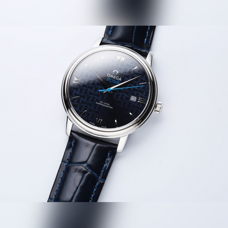 Omega De Ville Authentic Obis Bear Durable Double Arc Sapphire Crystal-5