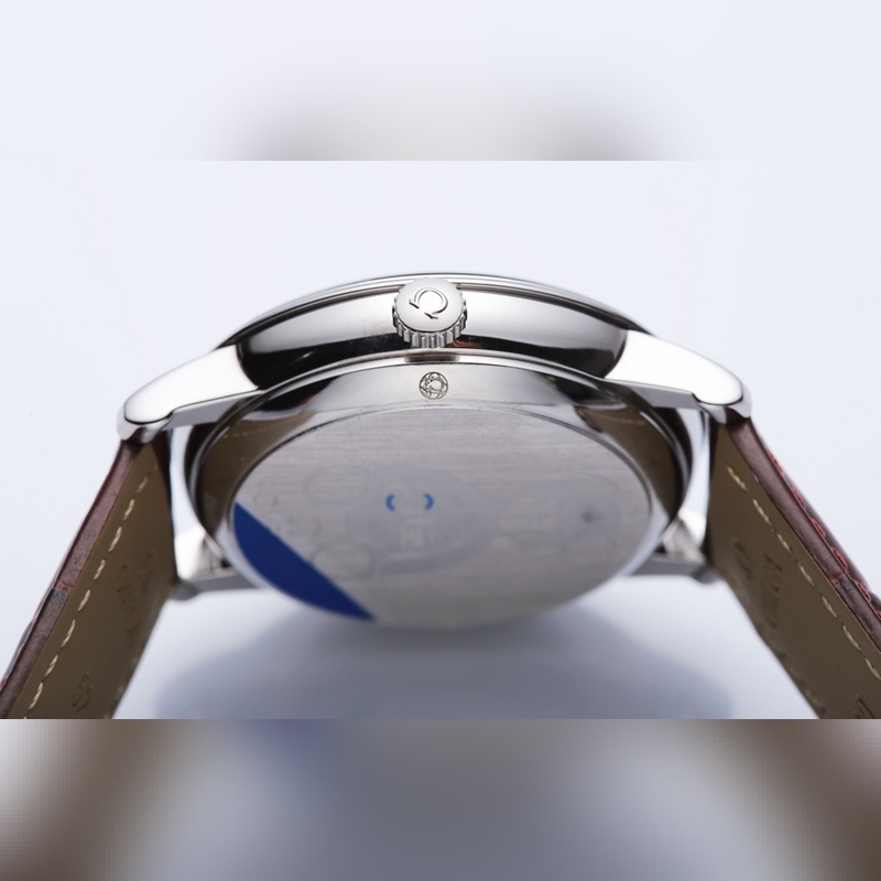 Omega De Ville Co-Axial Orbis Bear Scratch-Resistant Double-Curved Sapphire Glass-6