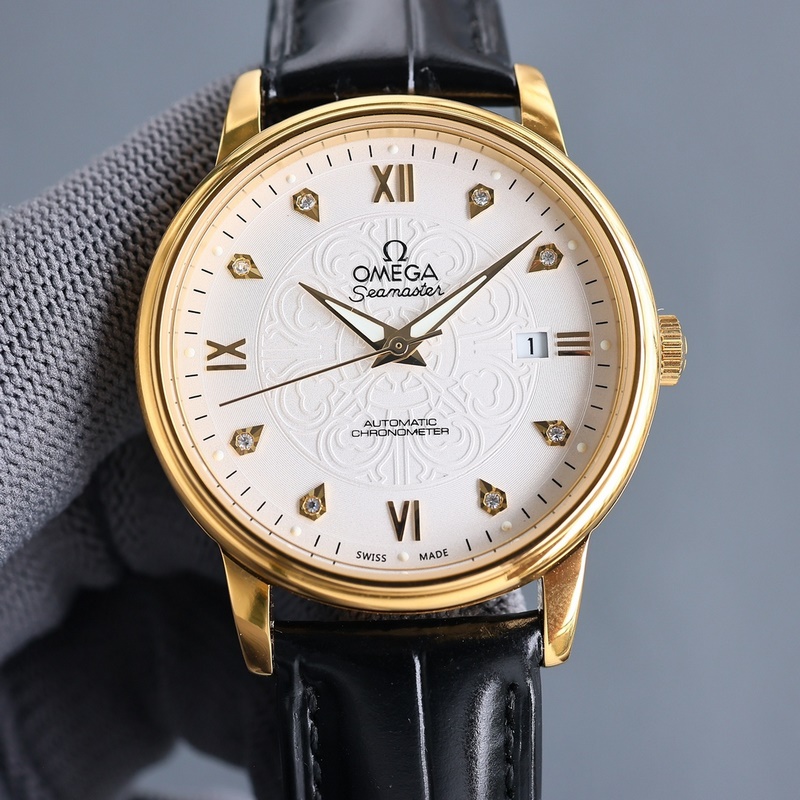 Omega Constellation Butterfly Series Luxury Design with High-Quality Rose Pattern-2