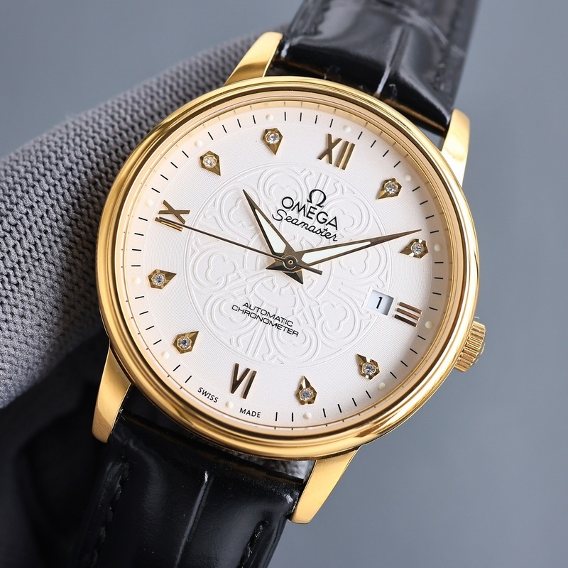 Omega Constellation Butterfly Series Luxury Design with High-Quality Rose Pattern-3