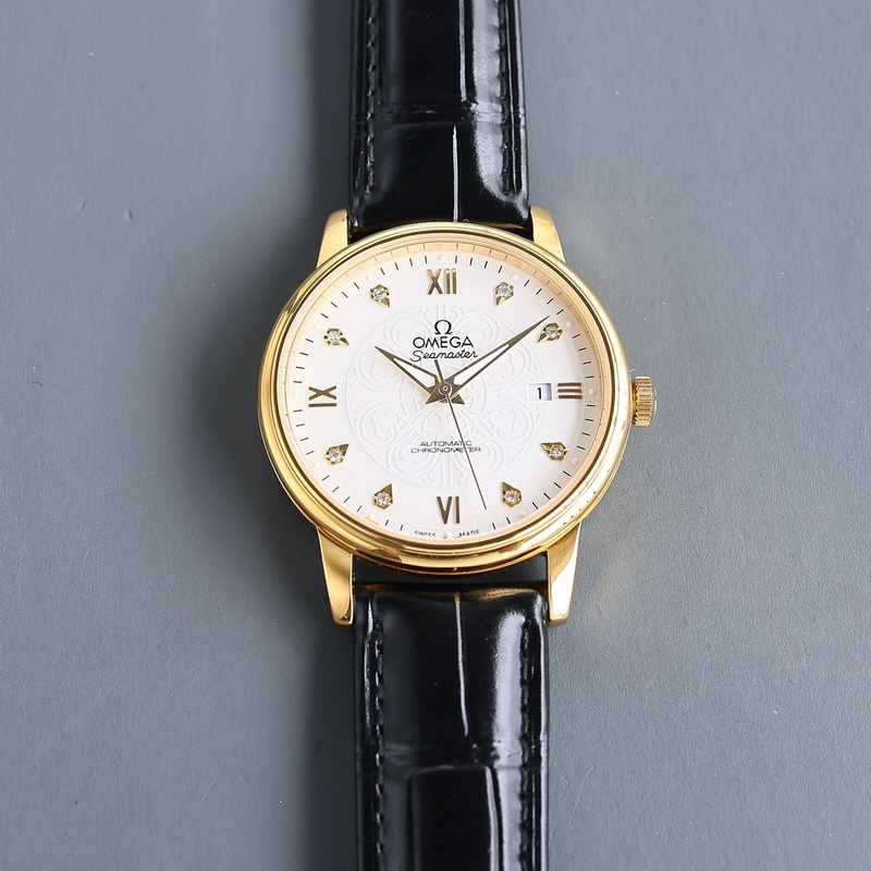 Omega Constellation Butterfly Series Luxury Design with High-Quality Rose Pattern-4