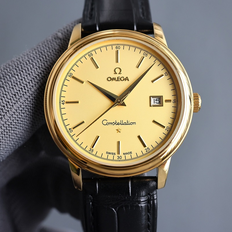 Omega Constellation Butterfly Series Elegant Slim Replica Watch with Minimalist Design-2