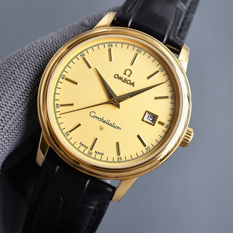 Omega Constellation Butterfly Series Elegant Slim Replica Watch with Minimalist Design-3