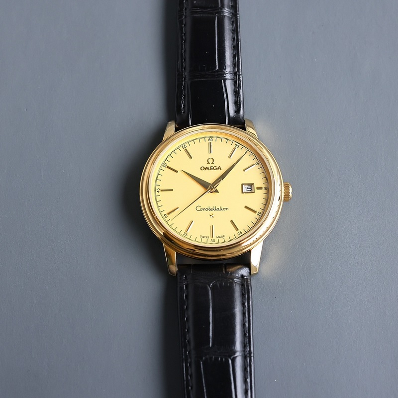 Omega Constellation Butterfly Series Elegant Slim Replica Watch with Minimalist Design-4