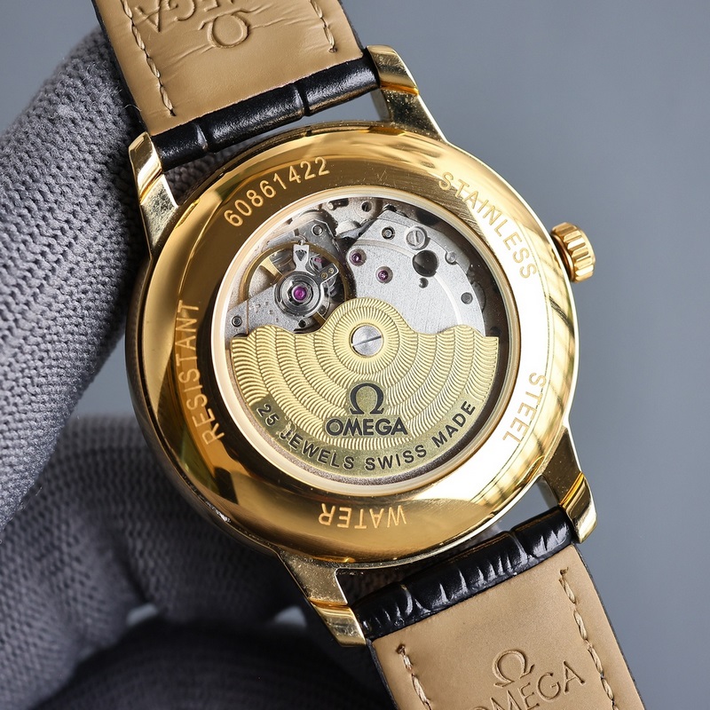 Omega Constellation Butterfly Series Elegant Slim Replica Watch with Minimalist Design-7