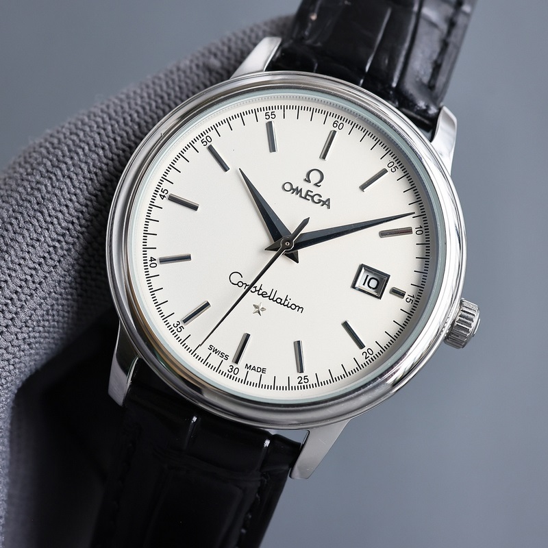 Omega De Ville Prestige Elegant Thin Replica Watch with Classic Charm-1