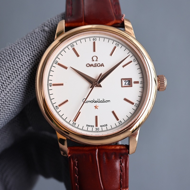 Omega De Ville Prestige Elegant Thin Replica Watch with Classic Charm-2