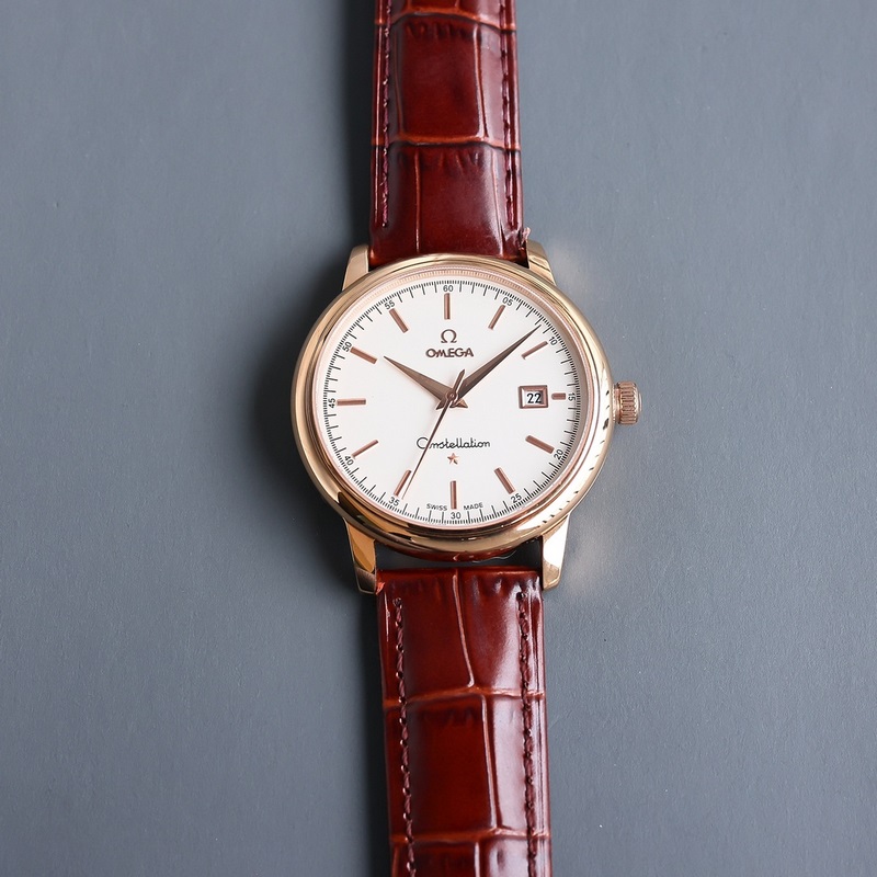 Omega De Ville Prestige Elegant Thin Replica Watch with Classic Charm-4