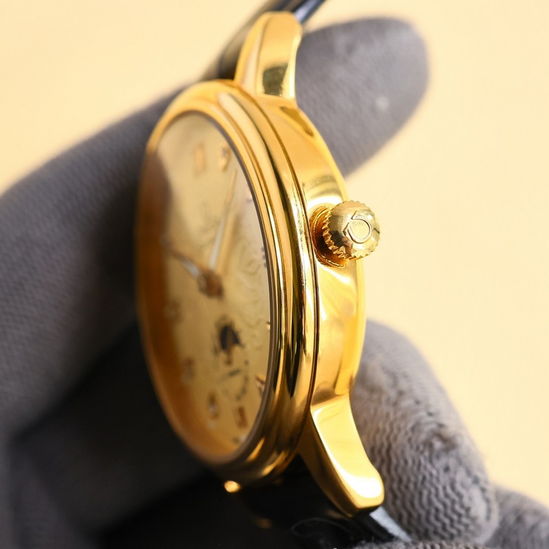 Omega De Ville Master Chronometer Moonphase Men's Luxury Replica Watch-7