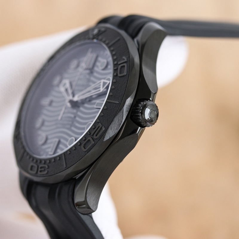 Omega Seamaster 300M Black PVD Dive Replica Watch-5