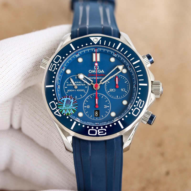 Omega Seamaster 300M Fine Texture Bright Dial Detailed Lines-5