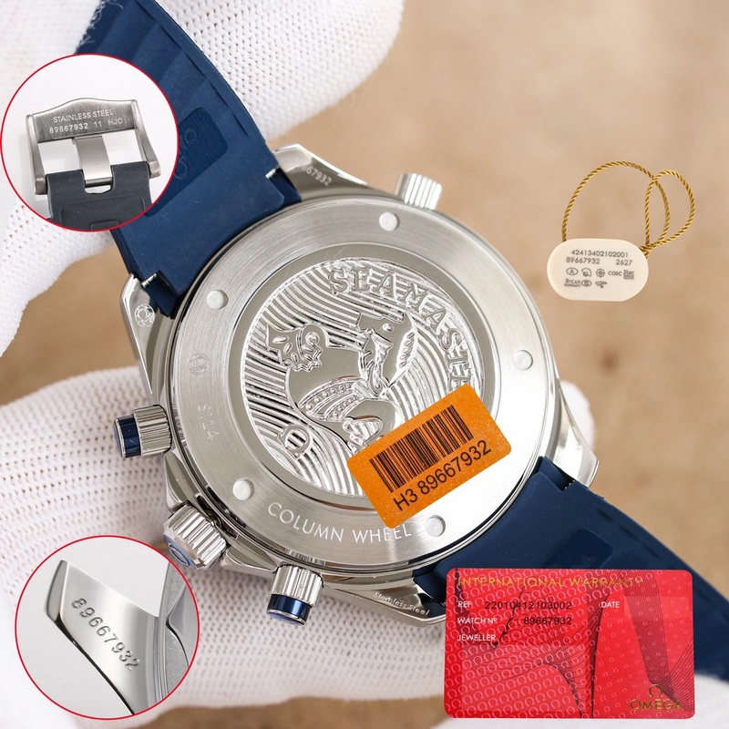 Omega Seamaster 300M Fine Texture Bright Dial Detailed Lines-8