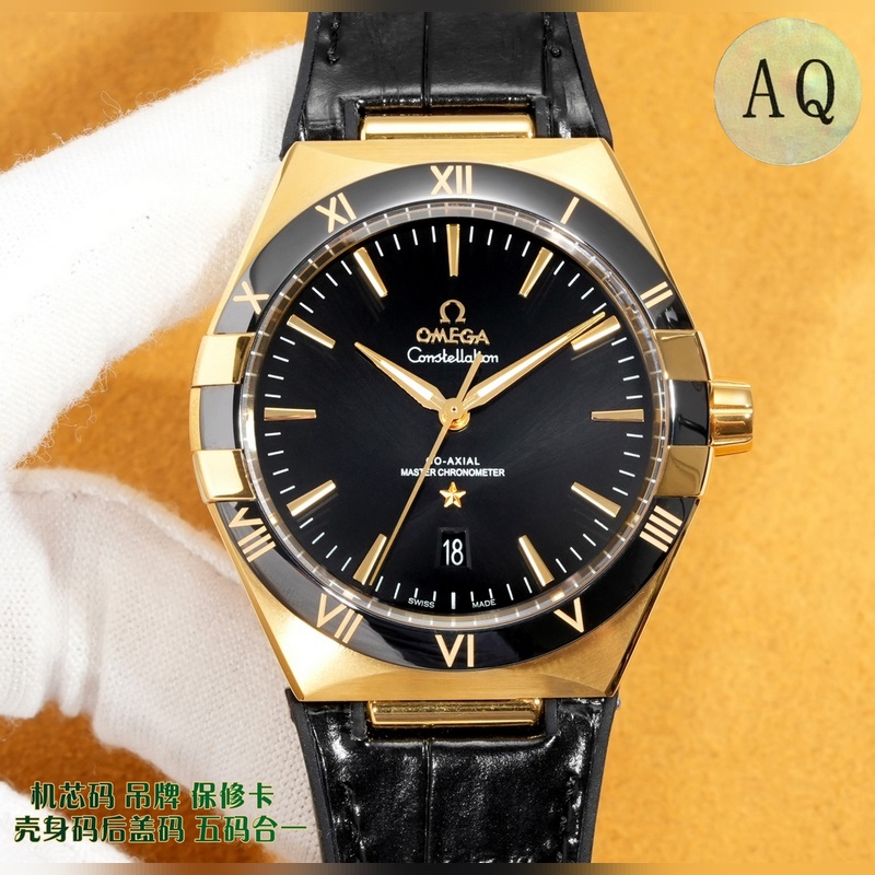 Omega Constellation 41MM Ceramic Bezel Replica Watch Fifth Generation Original-3