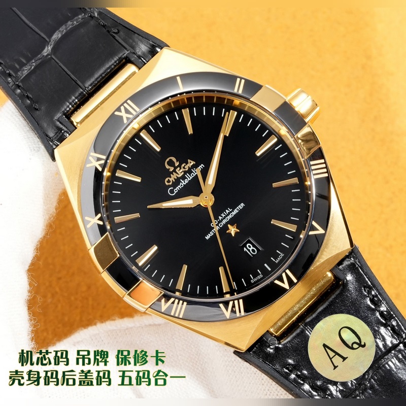 Omega Constellation 41MM Ceramic Bezel Replica Watch Fifth Generation Original-5