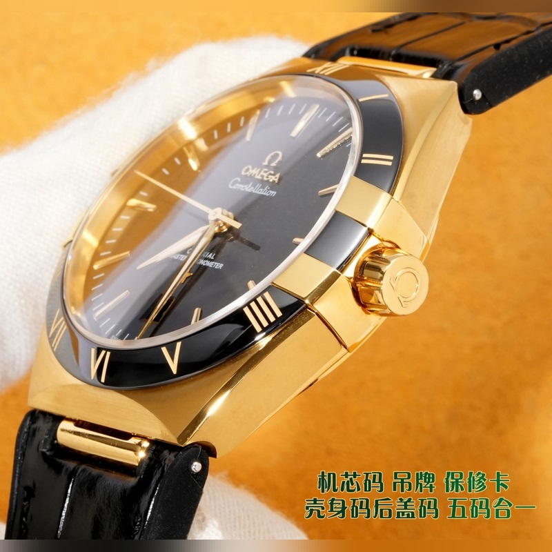 Omega Constellation 41MM Ceramic Bezel Replica Watch Fifth Generation Original-6