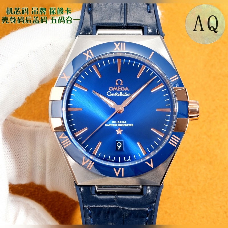 Omega Constellation 41mm Ceramic Bezel Replica Watch 5th Generation-2