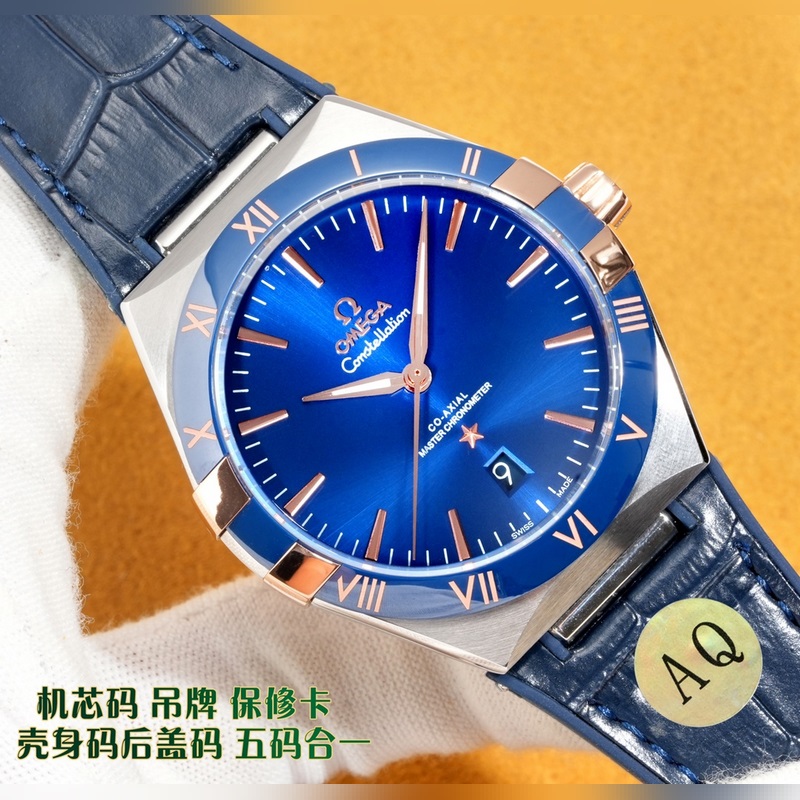 Omega Constellation 41mm Ceramic Bezel Replica Watch 5th Generation-4