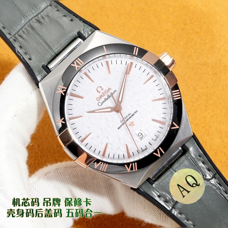 OMEGA Constellation 41MM Ceramic Bezel Fifth Generation Replica Watch-2