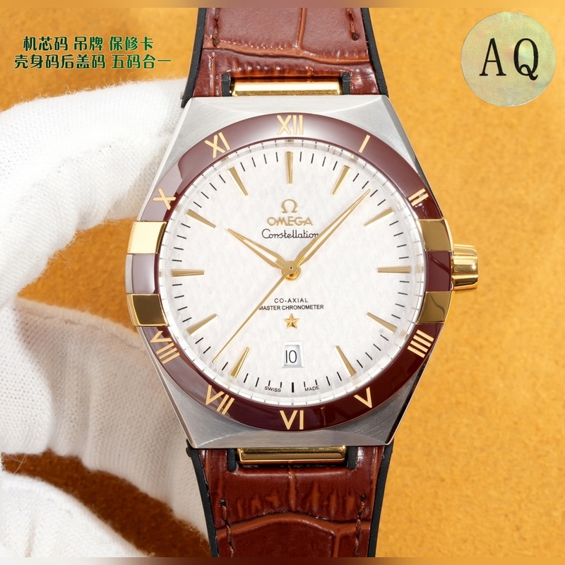 OMEGA Constellation 41MM Ceramic Bezel Fifth Generation Replica Watch-3