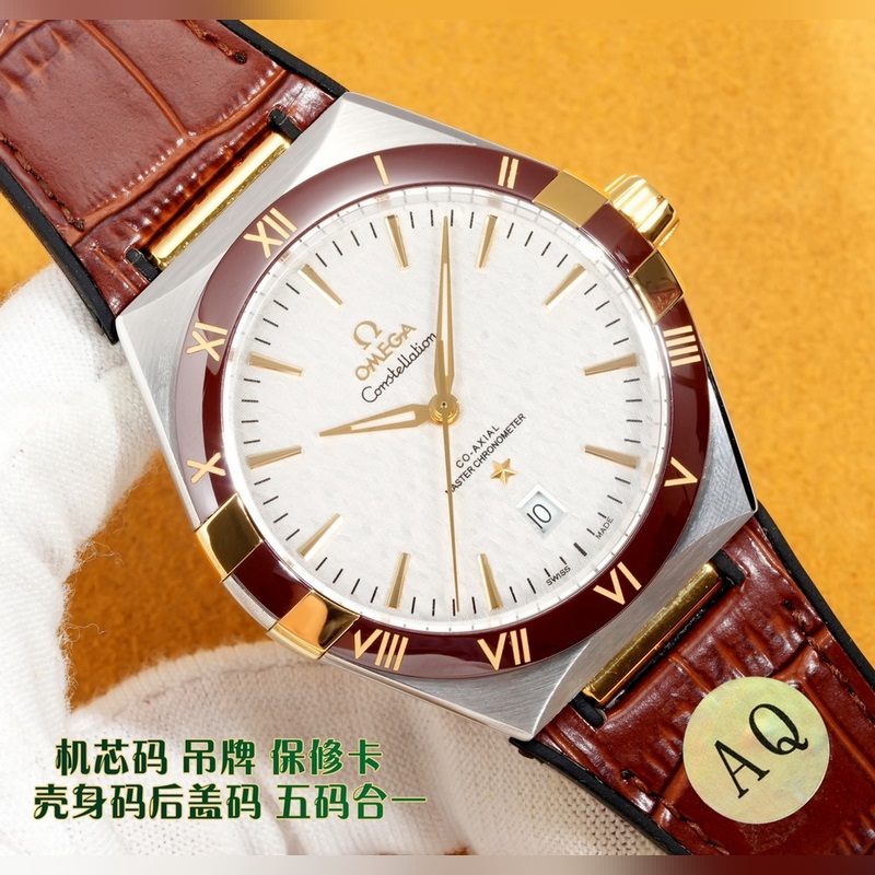 OMEGA Constellation 41MM Ceramic Bezel Fifth Generation Replica Watch-5