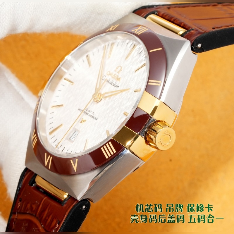 OMEGA Constellation 41MM Ceramic Bezel Fifth Generation Replica Watch-6