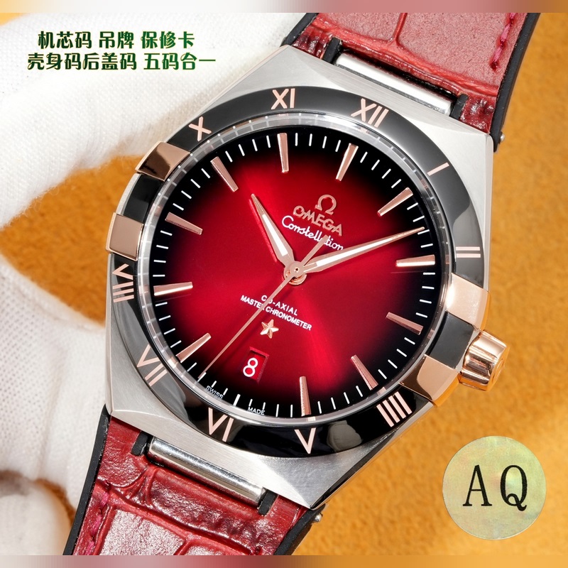 Omega Constellation 41MM Ceramic Bezel Replica Watch Fifth Generation-5