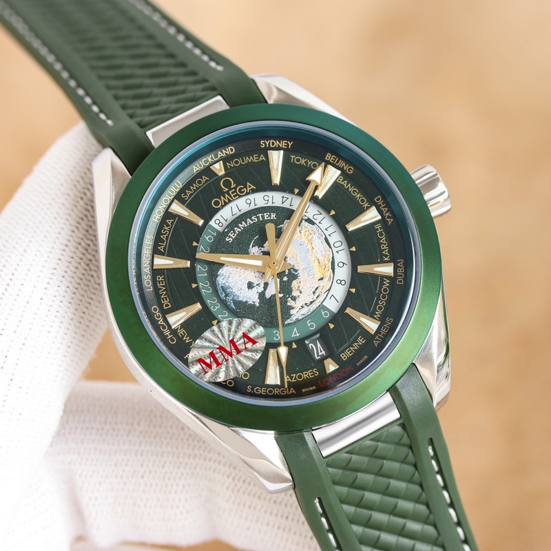 Omega Seamaster Worldtimer 220.92.43.22 50MM Black Ceramic High Quality-1