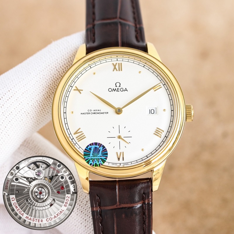 Omega De Ville Co-Axial Elegant Small Seconds Automatic Replica Watch-2