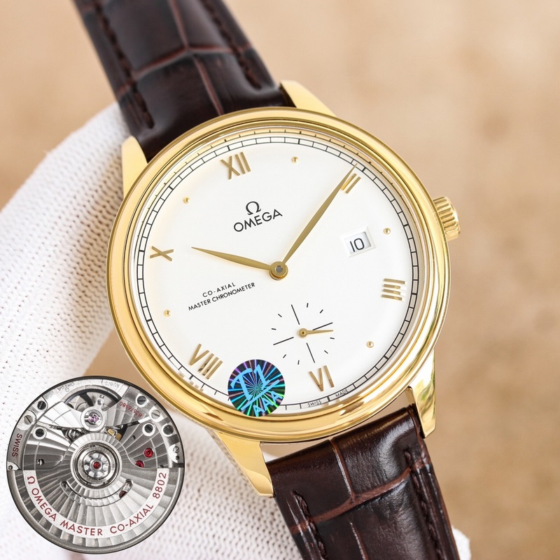 Omega De Ville Co-Axial Elegant Small Seconds Automatic Replica Watch-3